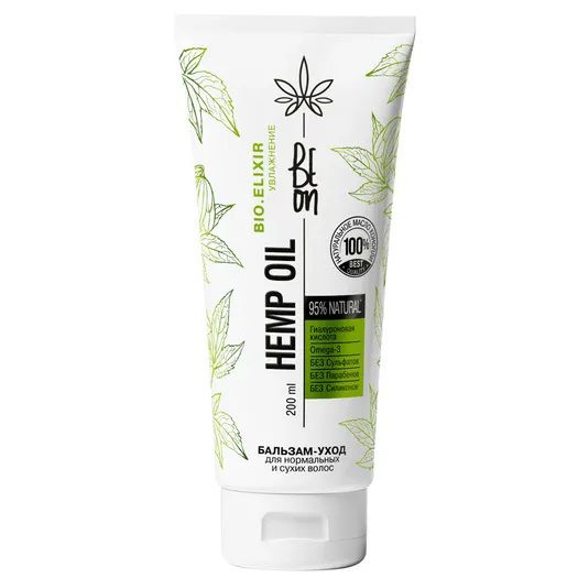 Balm-care for dry hair "Moisturizing" BEON 200 ml